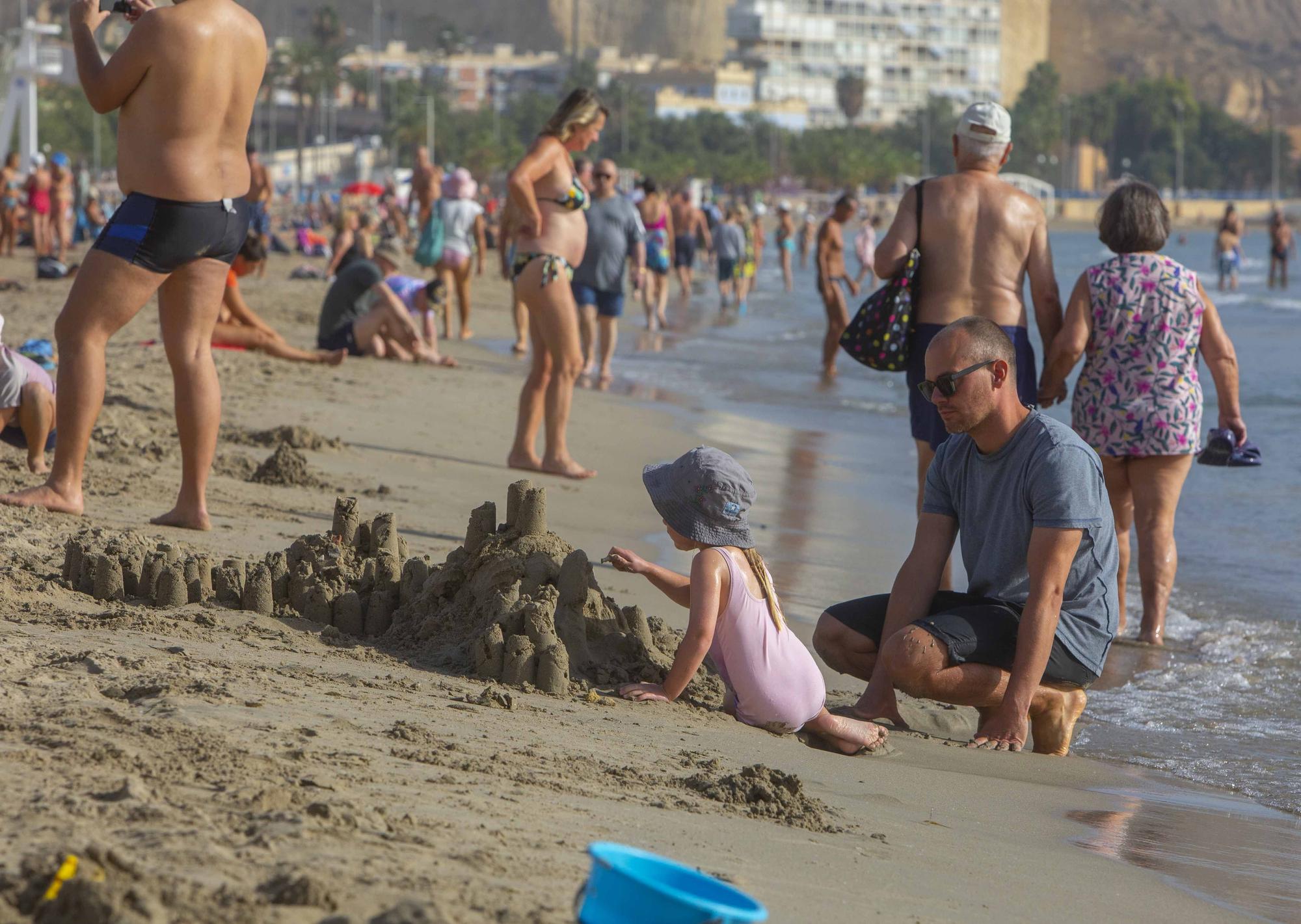 Imágenes de verano en pleno otoño.