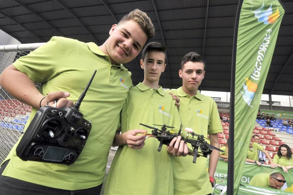 Campeonato de drones en Langreo