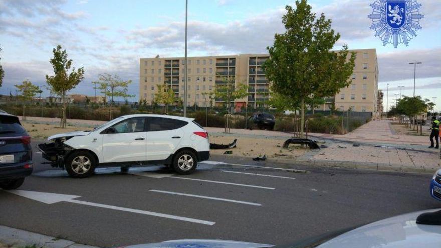 Dos heridos trasladados al hospital a causa de un choque en Arcosur