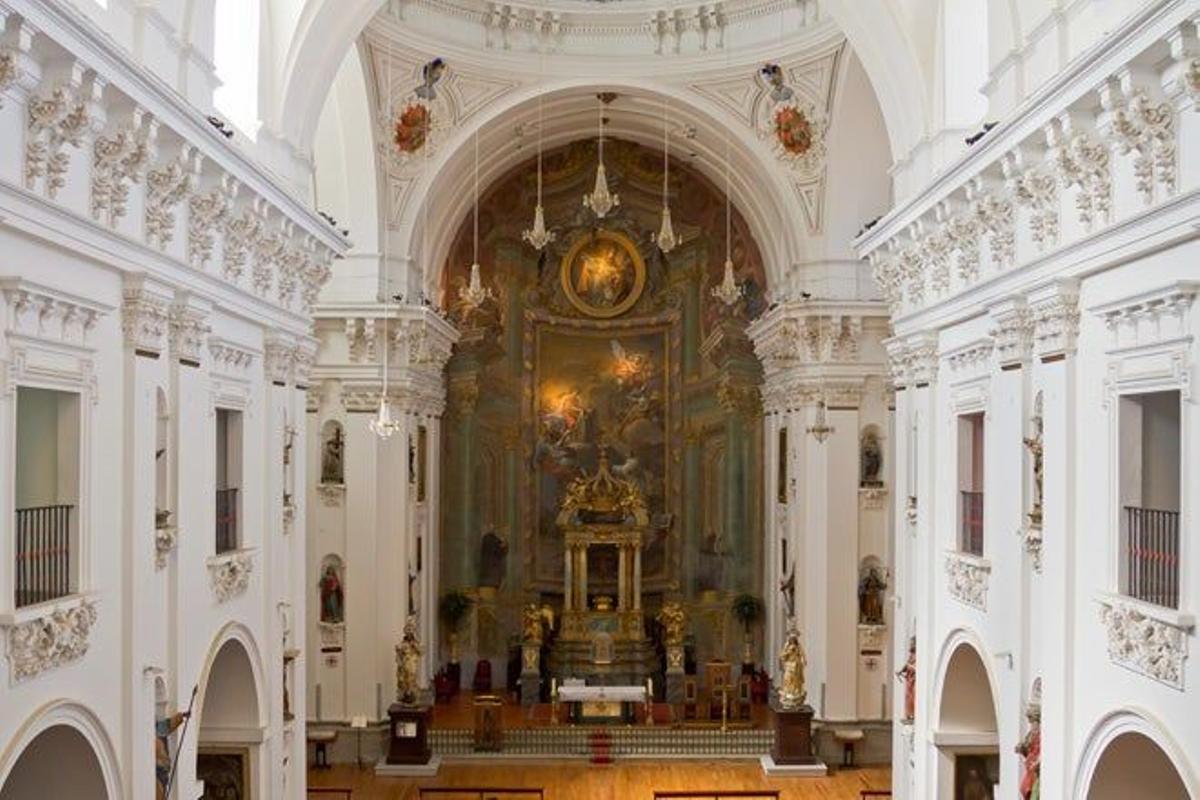 Interior de la Iglesia de San Ildefonso