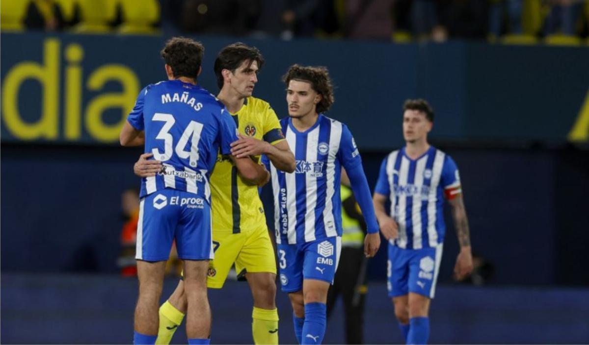 Gerard Moreno, durante el encuentro ante el Alavés