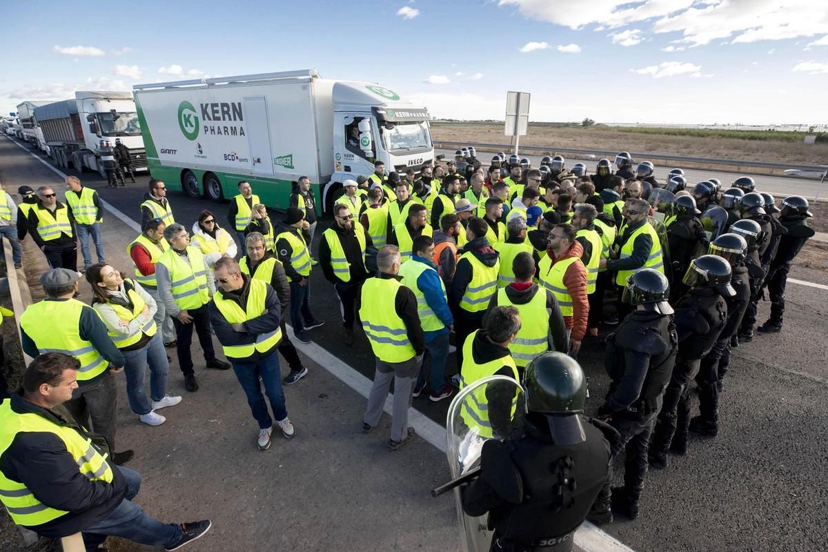 Las protestas en Torre Pacheco, Murcia