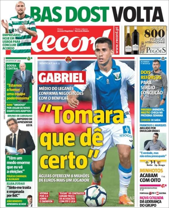 Rabiot, Cristiano, Morata y Marcelino, en prensa