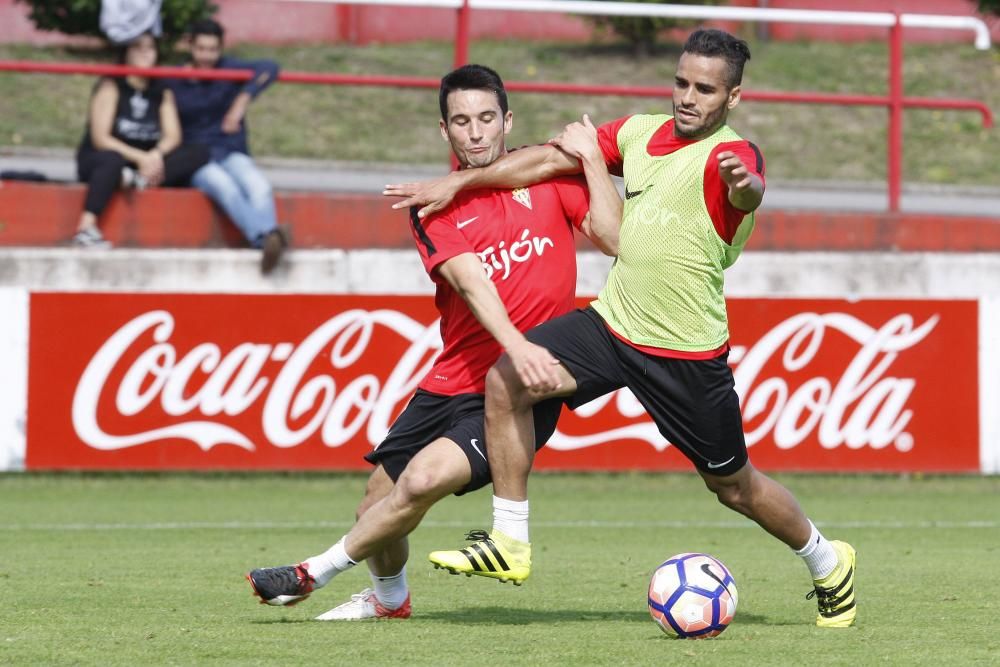 Entrenamiento del Sporting de Gijón