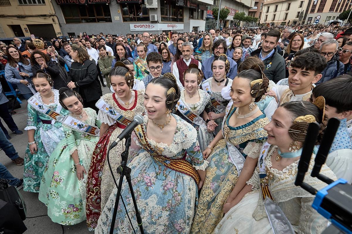 Mascletà en Gandia el 16 de marzo de 2025.