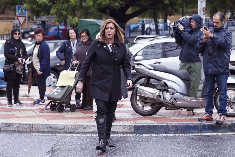 SUSANA DÍAZ VISITA ZONAS INUNDADAS POR EL ...