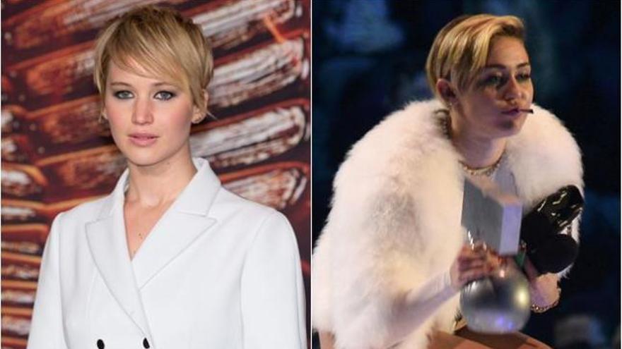 Jennifer Lawrence, molesta con la actitud de Miley.