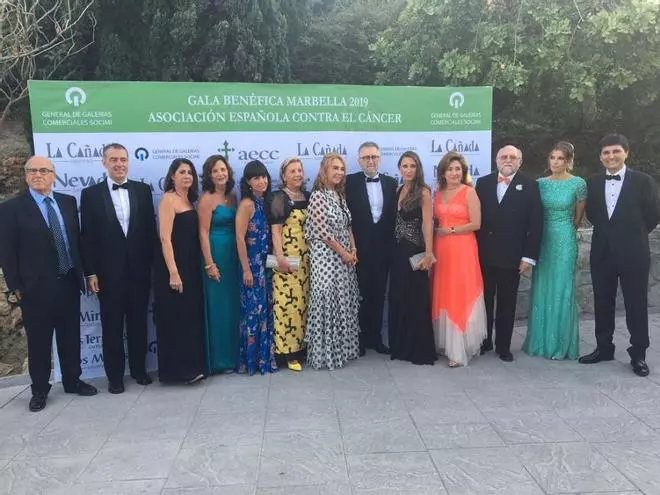 Cena de gala de la Asociación Española Contra el Cáncer en Marbella