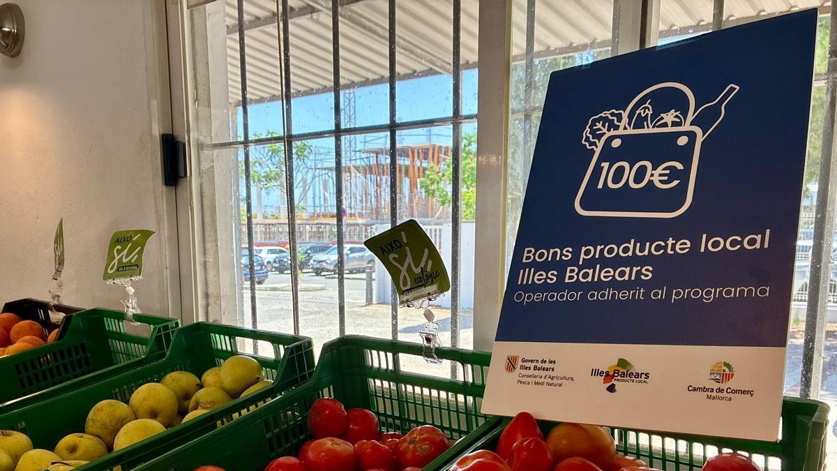Imagen del bono que fomenta el producto local.