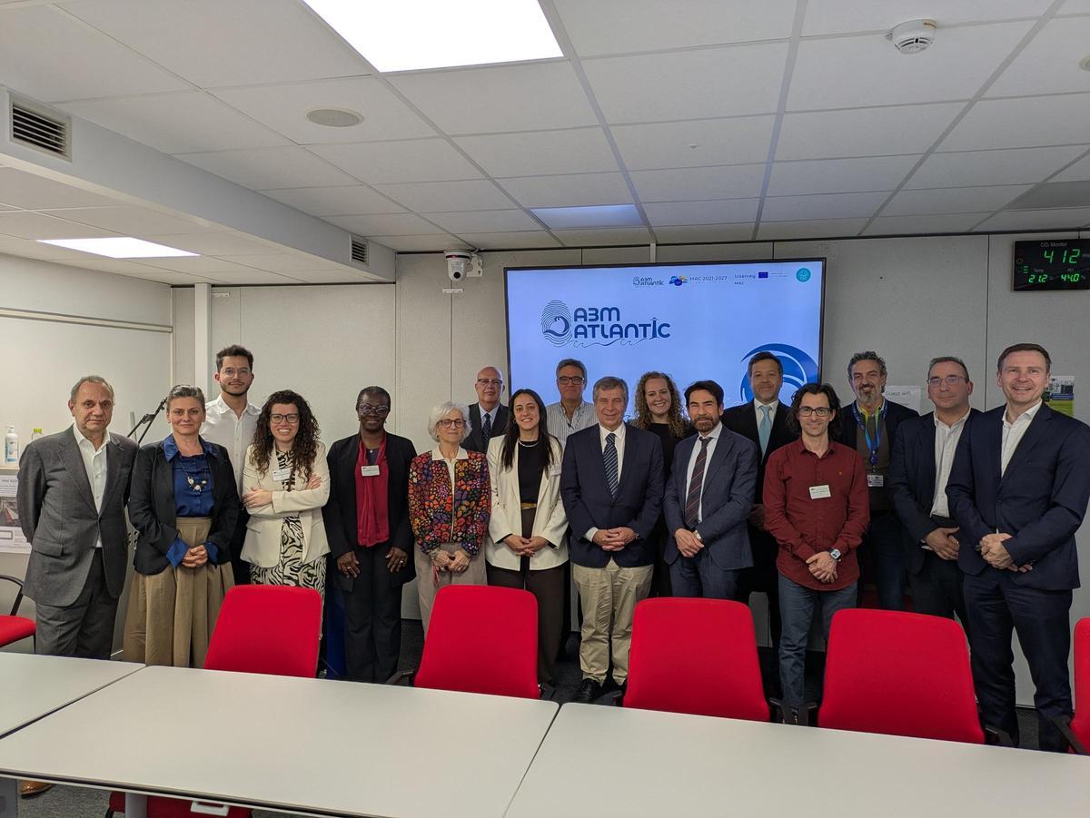 Representación de la delegación que acudió a finales de marzo a Bruselas