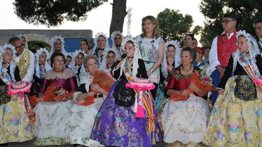 La Bellea Infantil durante la fiesta en el Hogar Provincial