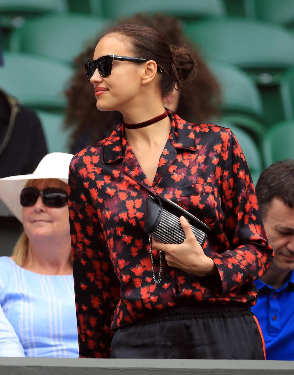 La top Irina Shayk en las gradas de Wimbledon