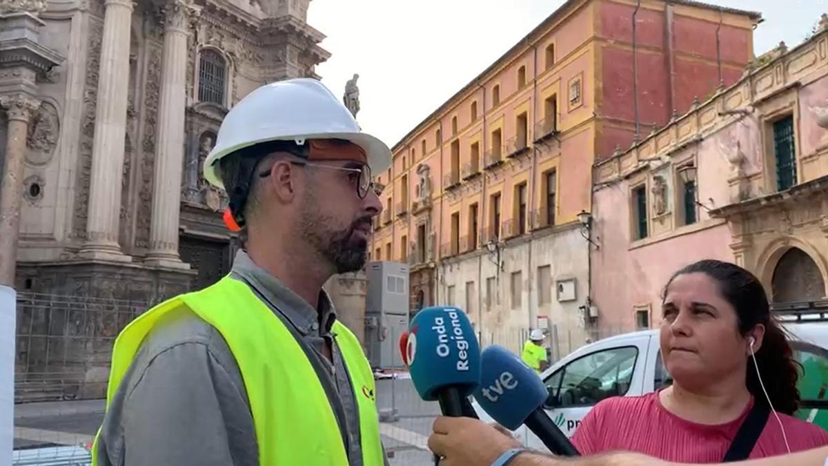 Comienzan las obras en la Catedral de Murcia