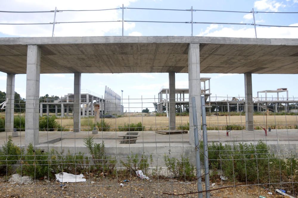 Arraijanal: Las obras abandonadas de la Academia del Málaga CF