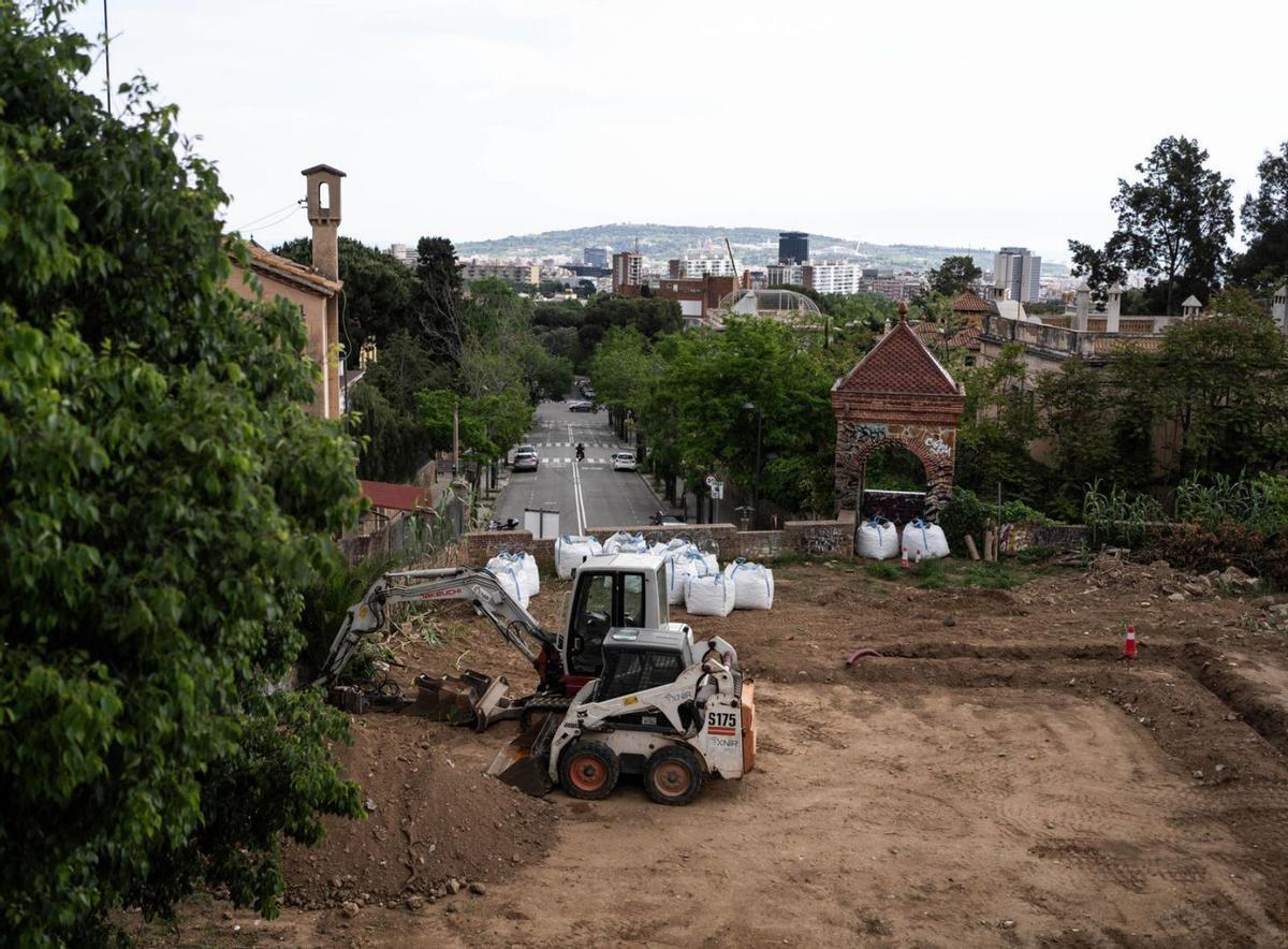 La Fiscalia investiga uns barracons en un parc de Sarrià La Fiscalia investiga uns barracons en un parc de Sarrià