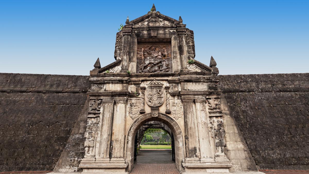 Fuerte Santiago en Intramuros, ciudad de Manila (Filipinas)