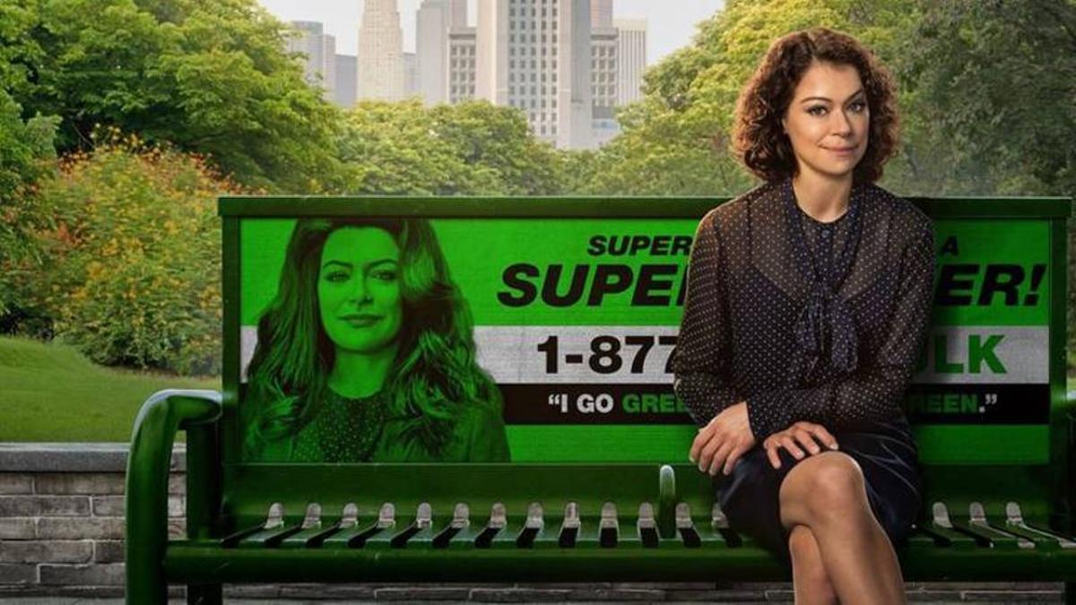 Imagen promocional de la serie Abogada Hulka, una comedia legal en el Universo Marvel.