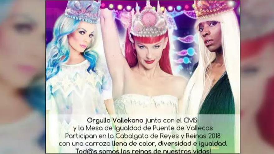 La Cabalgata de Reyes de Vallecas tendrá una carroza LGTBI