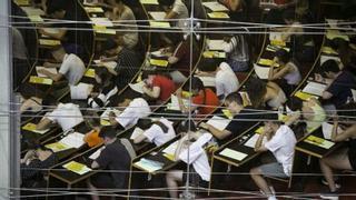Solo el 2,8% de los estudiantes en Cataluña hicieron la selectividad en castellano