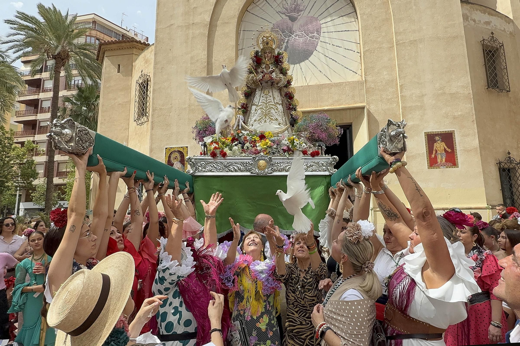 Salida de La Romería del Rocío