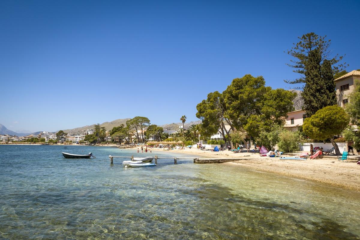 Playa de Albercutx, en Pollença