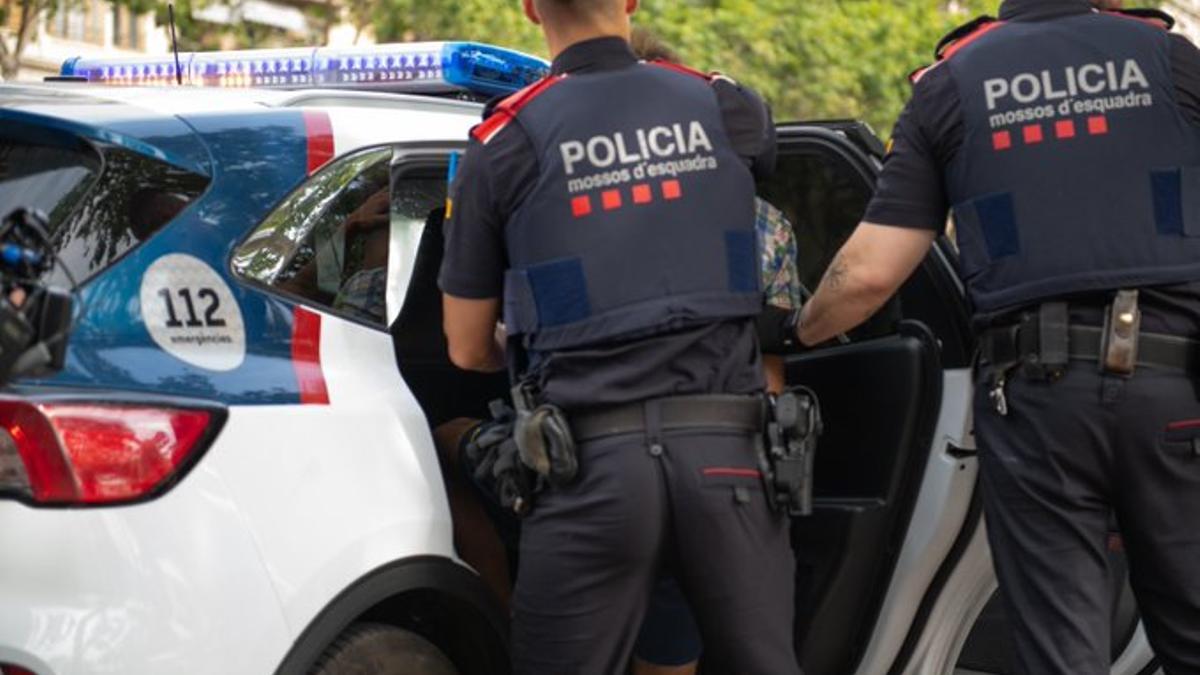 Una detención de Mossos