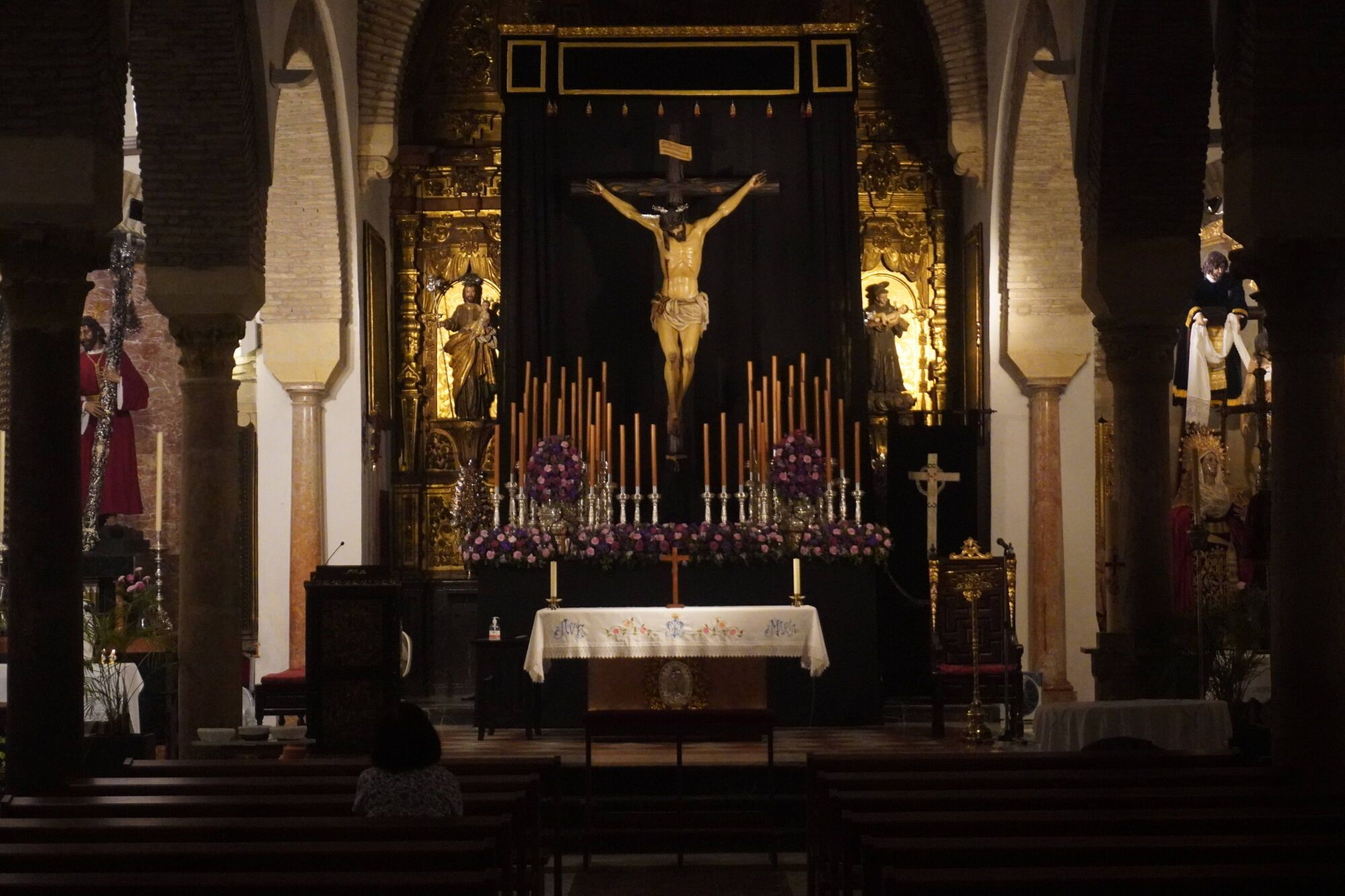 Santísimo Cristo de la Caridad de Pozoblanco ya está  en la iglesia de San José y Espíritu Santo