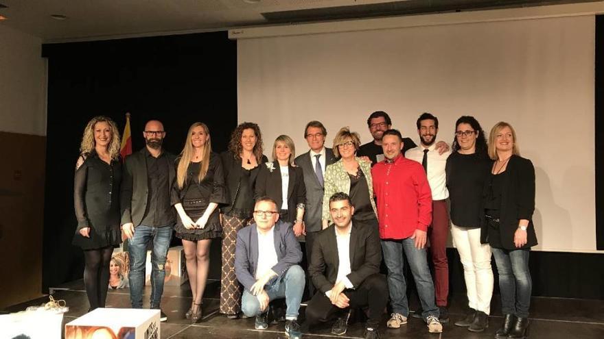 Foto de tots els candidats amb Artur Mas