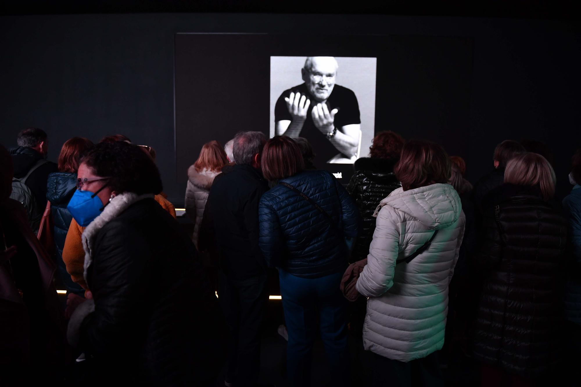 Taller con escolares en la exposición de Peter Lindbergh