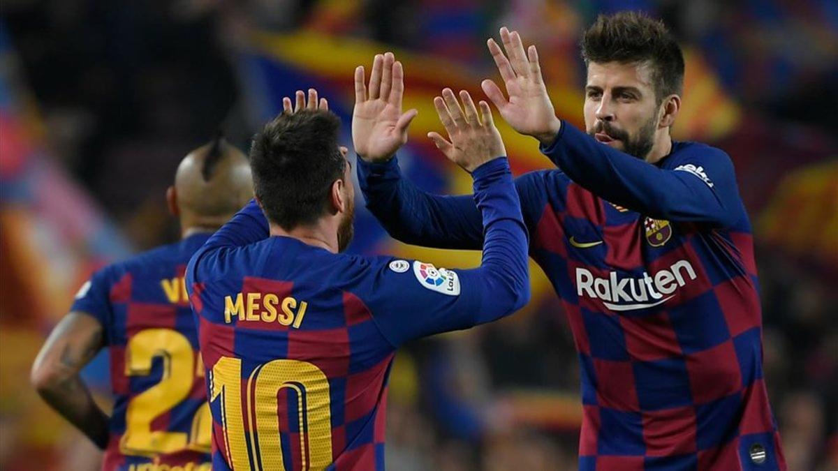 Messi y Piqué siguen consiguiendo éxitos en Barcelona