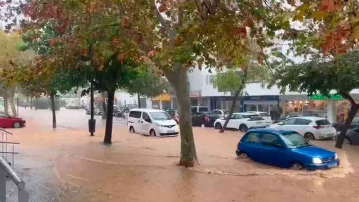 Alerta roja en Ibiza y Formentera por lluvias torrenciales