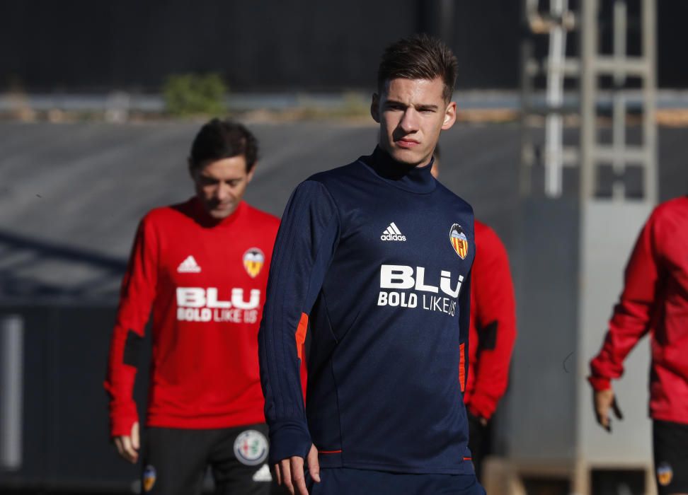 Así ha sido el último entrenamiento de esta semana del Valencia CF