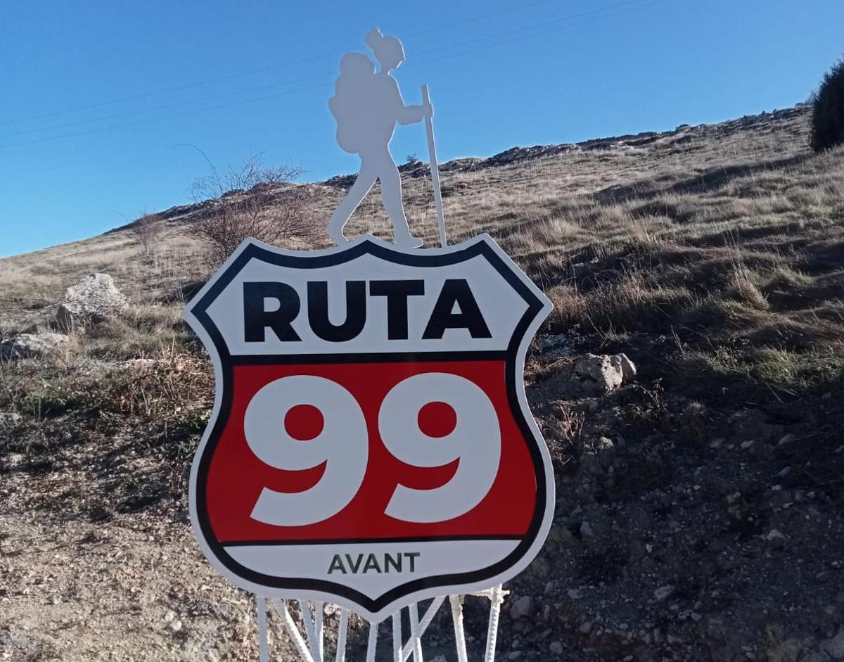 Cartel de la ruta 99
