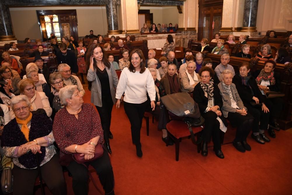 Voluntarios de los centros cívicos, en María Pita