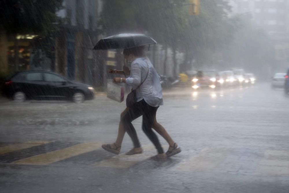 La tempesta a la ciutat de Girona