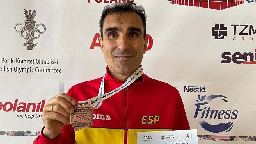 Fernando Lorenzo, medalla de bronce en el Europeo Master