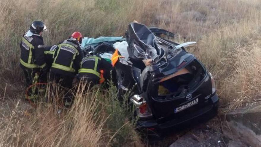 Muere un bombero valenciano en un accidente en Zaragoza