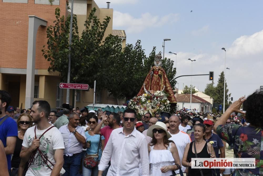 Romería de la Virgen de la Fuensanta: Paso por Alg