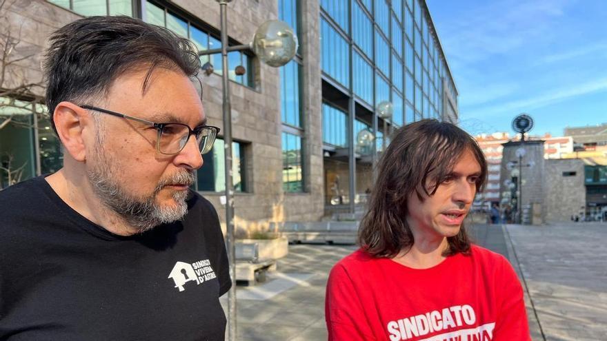 Los sindicatos de vivienda convocan una manifestación el domingo en Oviedo y sopesan iniciar hoy mismo una acampada en la Escandalera: "El Principado también es responsable"