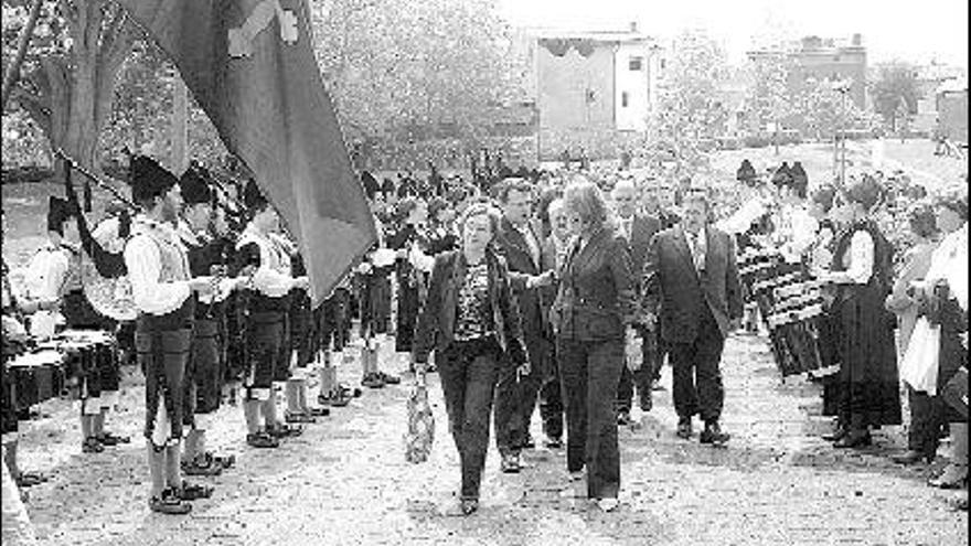 Acto inaugural del «Pueblo cultural de Europa», en Porrúa.