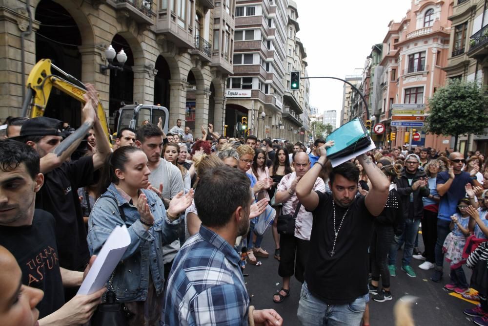 Concentración en Gijón