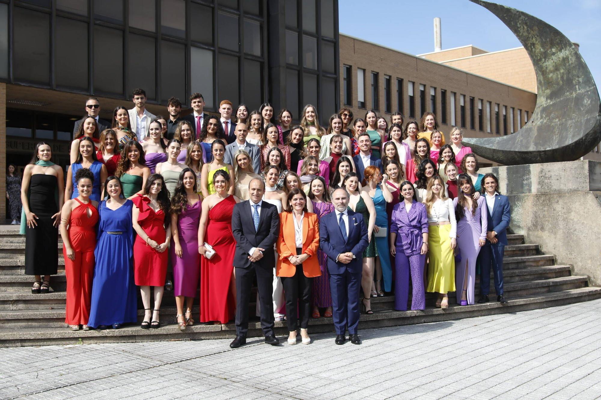 La graduación de la Facultad de Enfermería de Gijón, en imágenes