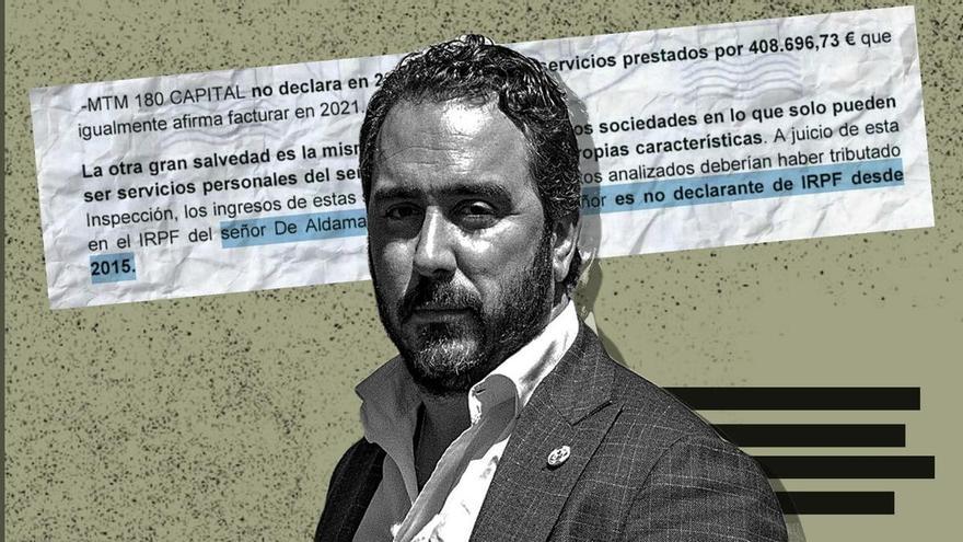 De Aldama no declara IRPF desde 2015 y utilizó dos empresas pantalla para camuflar su comisión de 5,5 millones