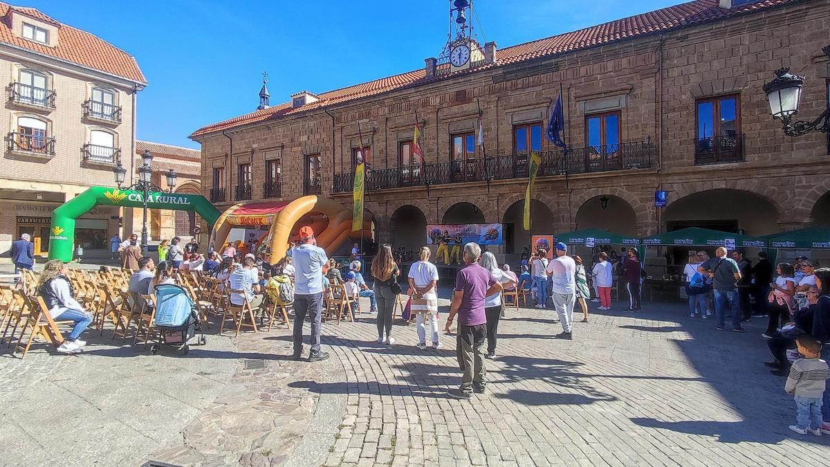 Marchas, actuaciones de danza y juegos infantiles, han jalonado esta jornada solidaria.