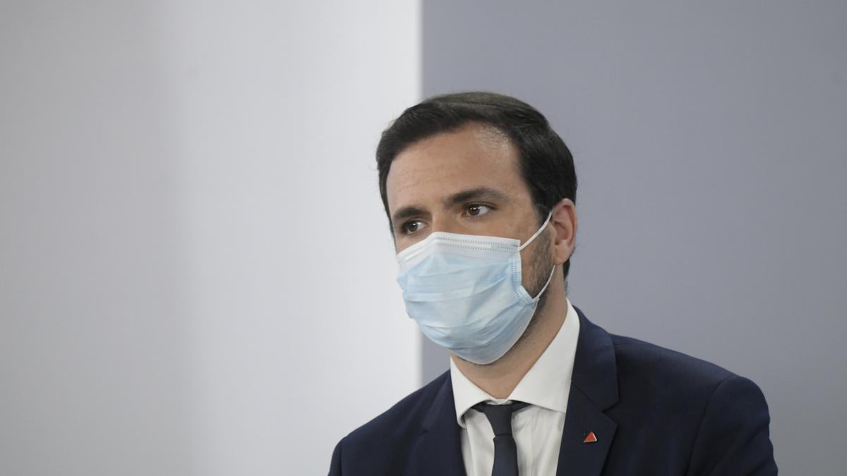 El ministro de Consumo, Alberto Garzón.