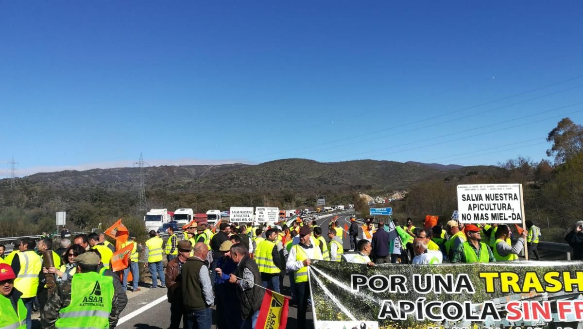 La protesta de los agricultores en imágenes