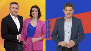 Javier Ruiz, Adela González y Jesús Cintora