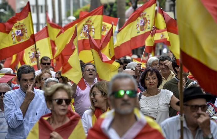 30/09/2017 LAS PALMAS DE GRAN CANARIA. Manifestación contra el 1-0 de San Telmo a Santa Ana. FOTO: J. PEREZ CURBELO