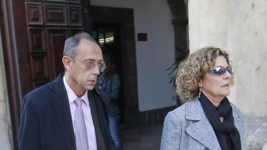 Joaquín Falomir, tras declarar en el TSJCV por el Caso Blasco en 2011.