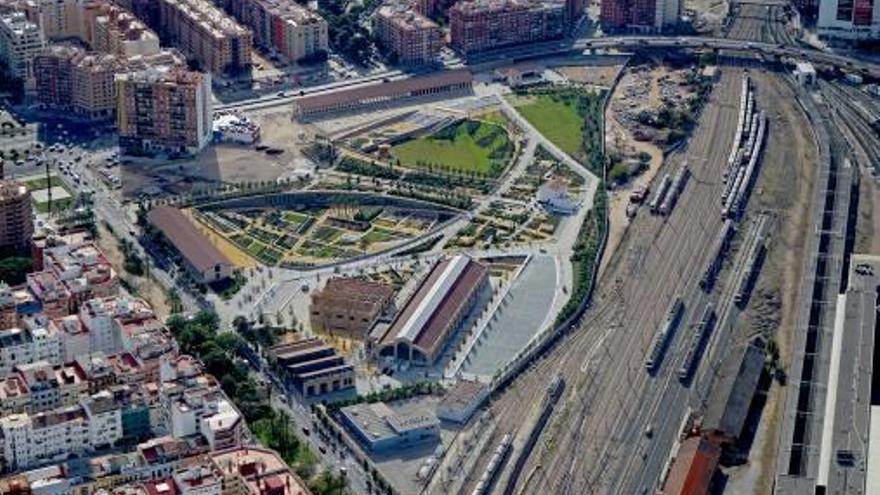 El Parc Central se ha ejecutado en su primera fase pero sigue pendiente el soterramiento.